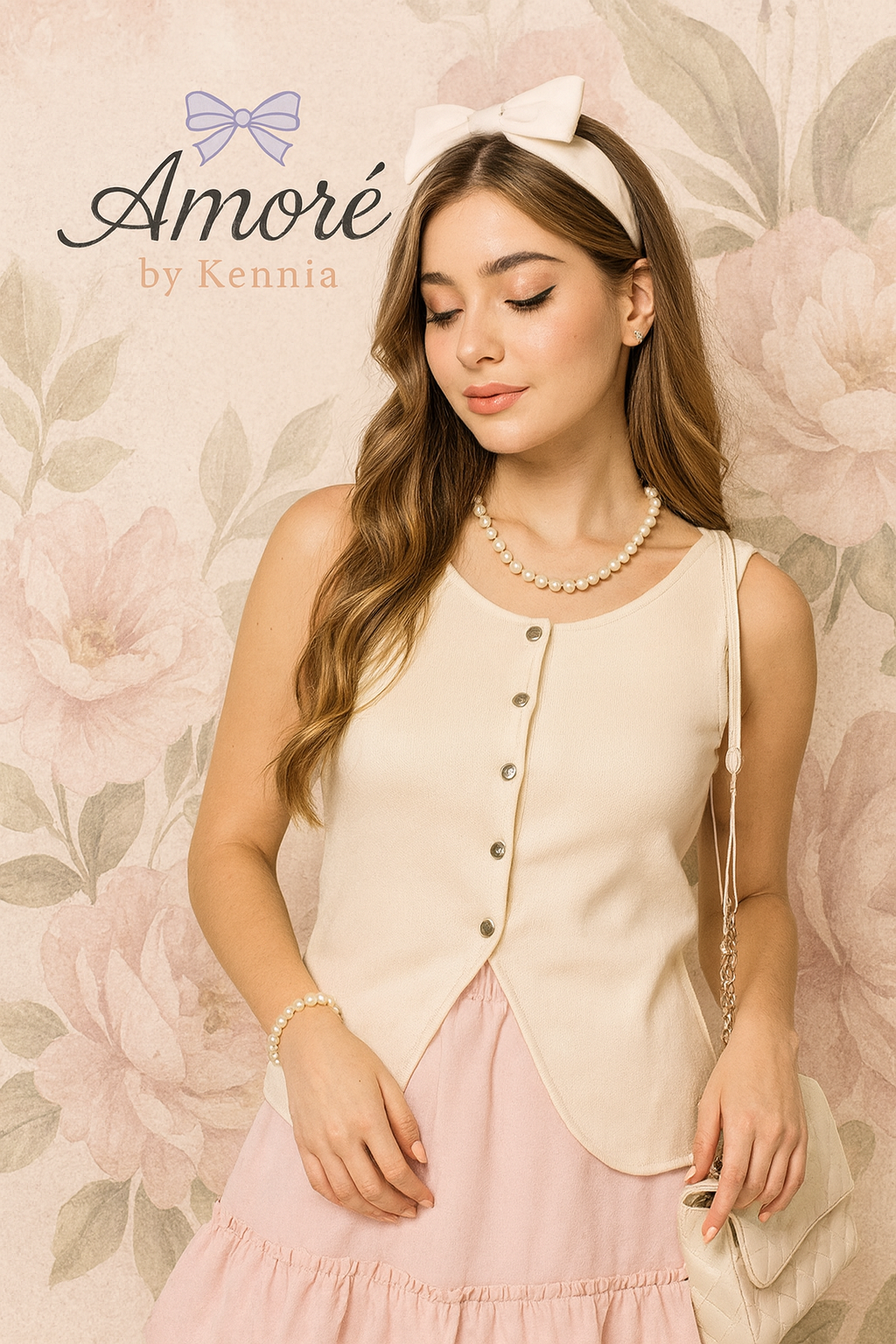 Ivory Grace Coquette Top